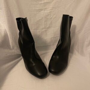 MIA Sleek Black Ankle Booties